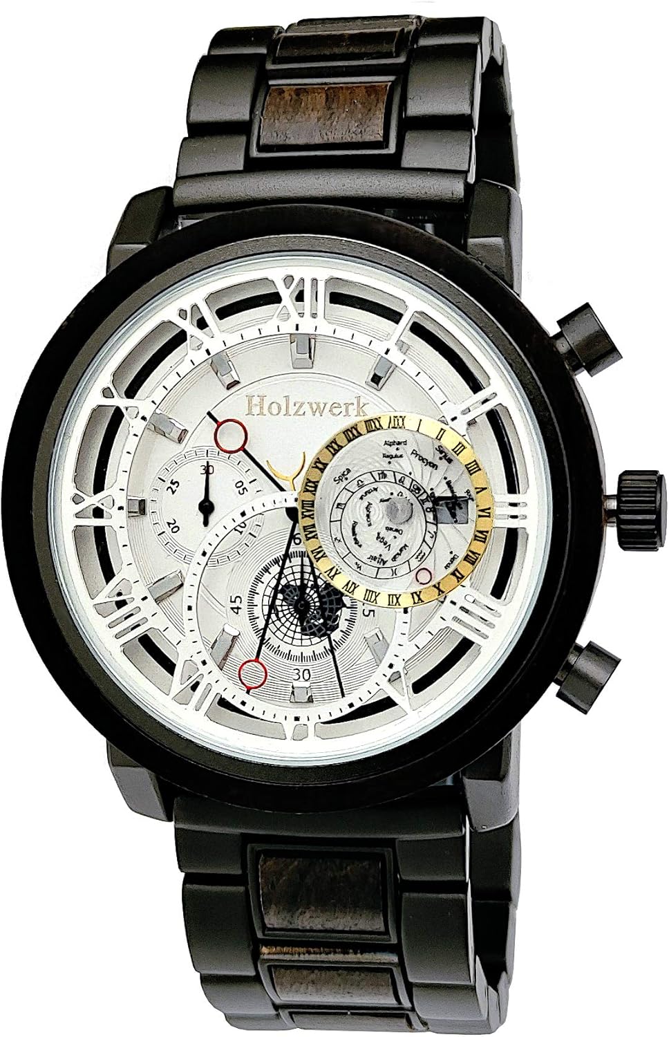 Holzwerk Germany® Montre Pour Homme En Bois Naturel Écologique