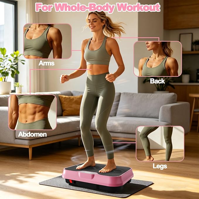 Plataforma Vibratoria para Ejercicio con Control Remoto miniatura 4