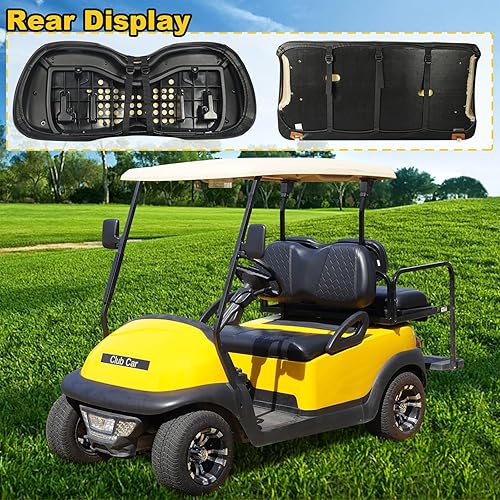 Miniatura 4 de Kit de funda de asiento de carrito de golf para Club Car Precedent OEM Cojín delantero ordinario, no requiere grapadora y funda de asiento de