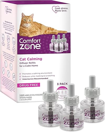 Comfort Zone 3 repuestos de difusores de feromonas calmantes para gatos 90 dĂas para un hogar tranquilo Recomendado por veterinarios Desestresar a Comfort Zone 3 repuestos de difusores de feromonas calmantes para gatos 90 dĂas para un hogar tranquilo Recomendado por veterinarios Desestresar a