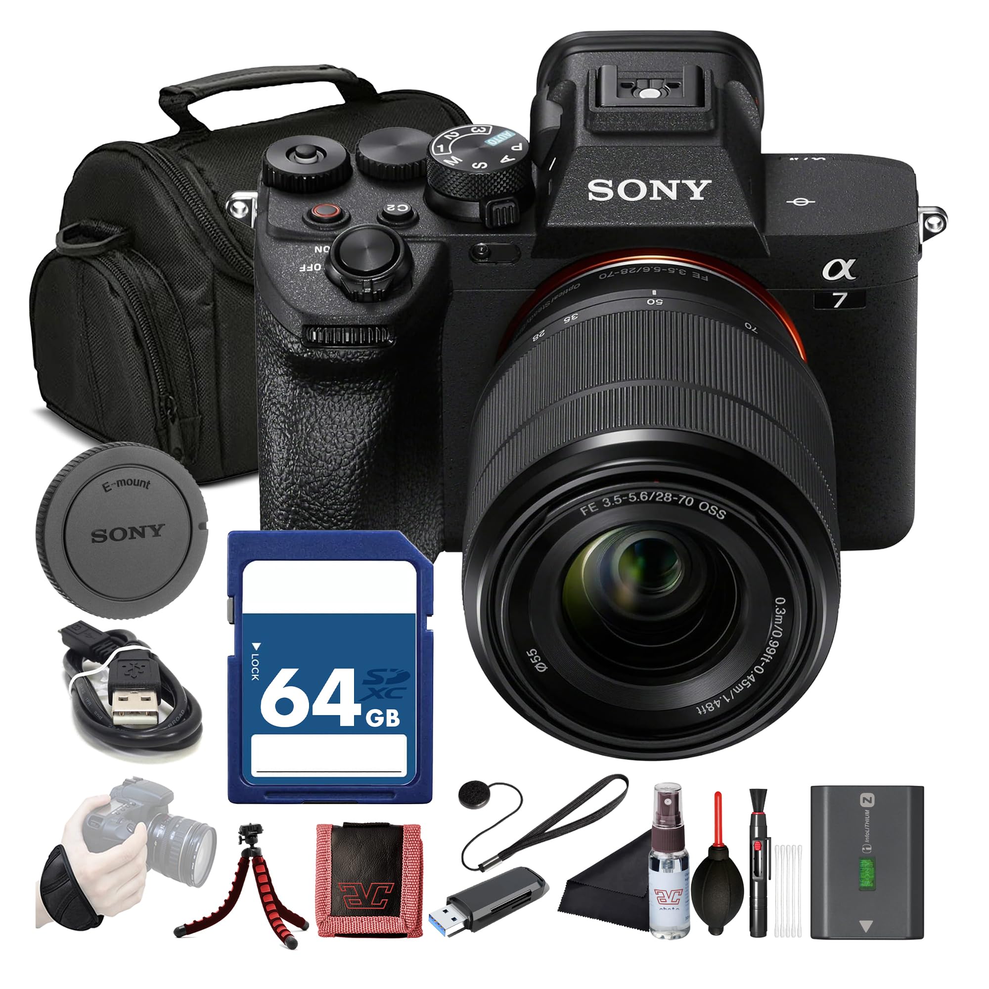 Amazon.com : Sony α7 IV Mirrorless Camera Kit (ILCE-7M4K/B) with
