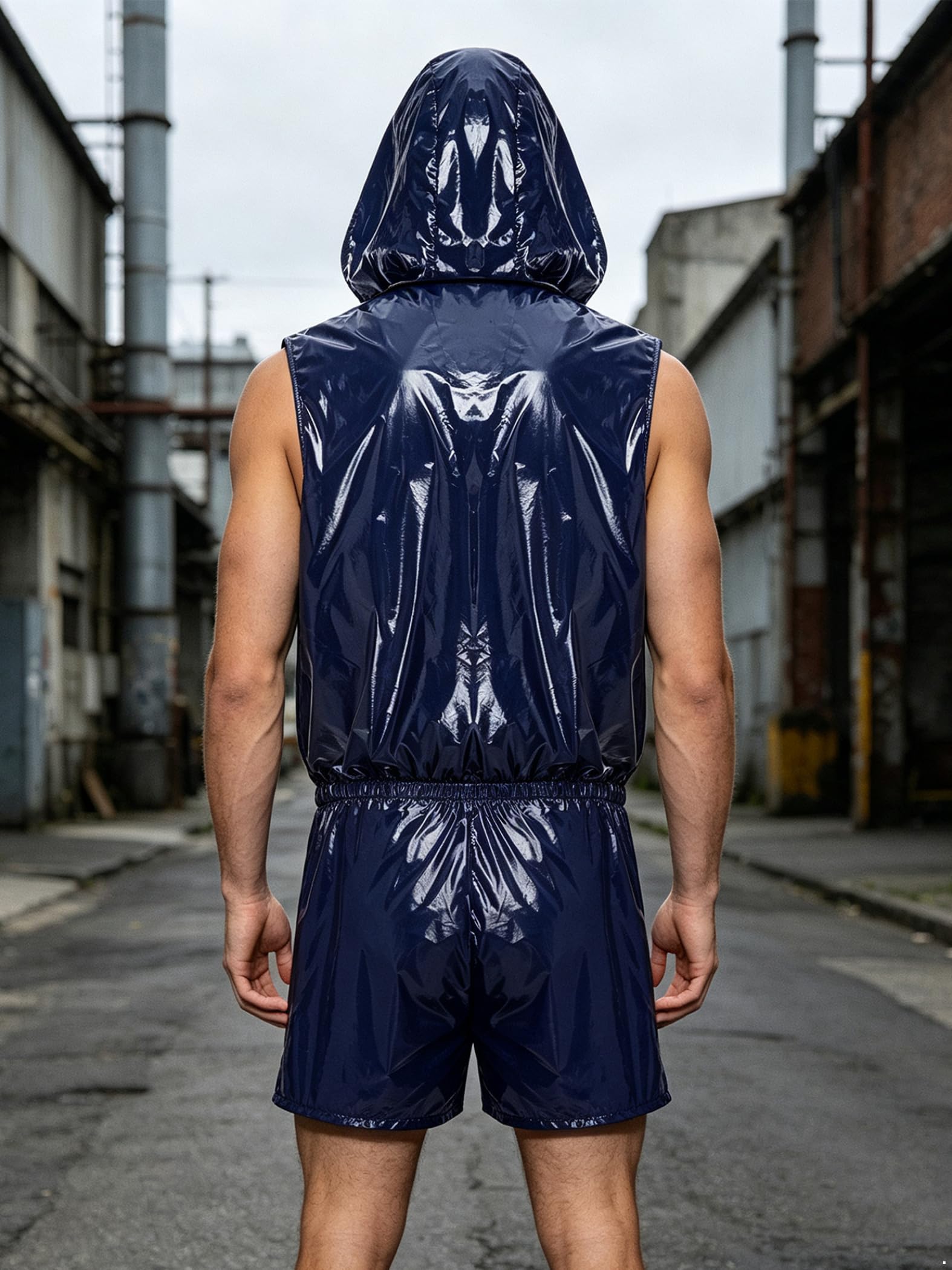 Hombre Conjunto Sudaderas Con Capucha Hombres Suéter Top Deportivo
