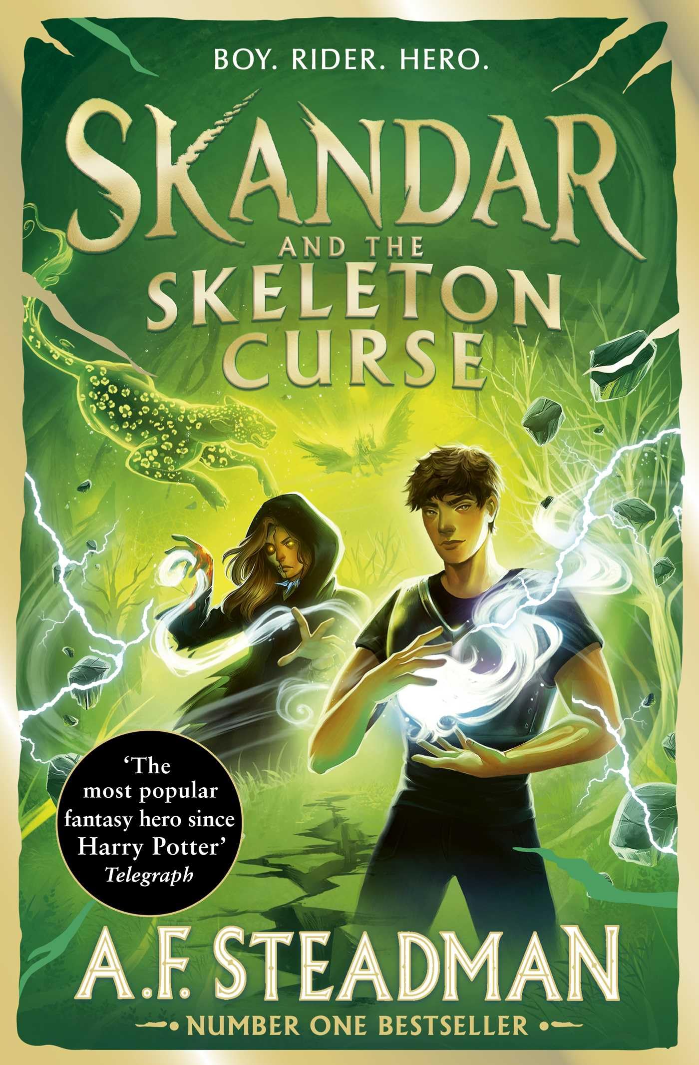 Skandar and the Skeleton Curse: GO ALL IN for the National Year of Reading with the penultimate book in the biggest fantasy adventure series since Harry Potter: Volume 4