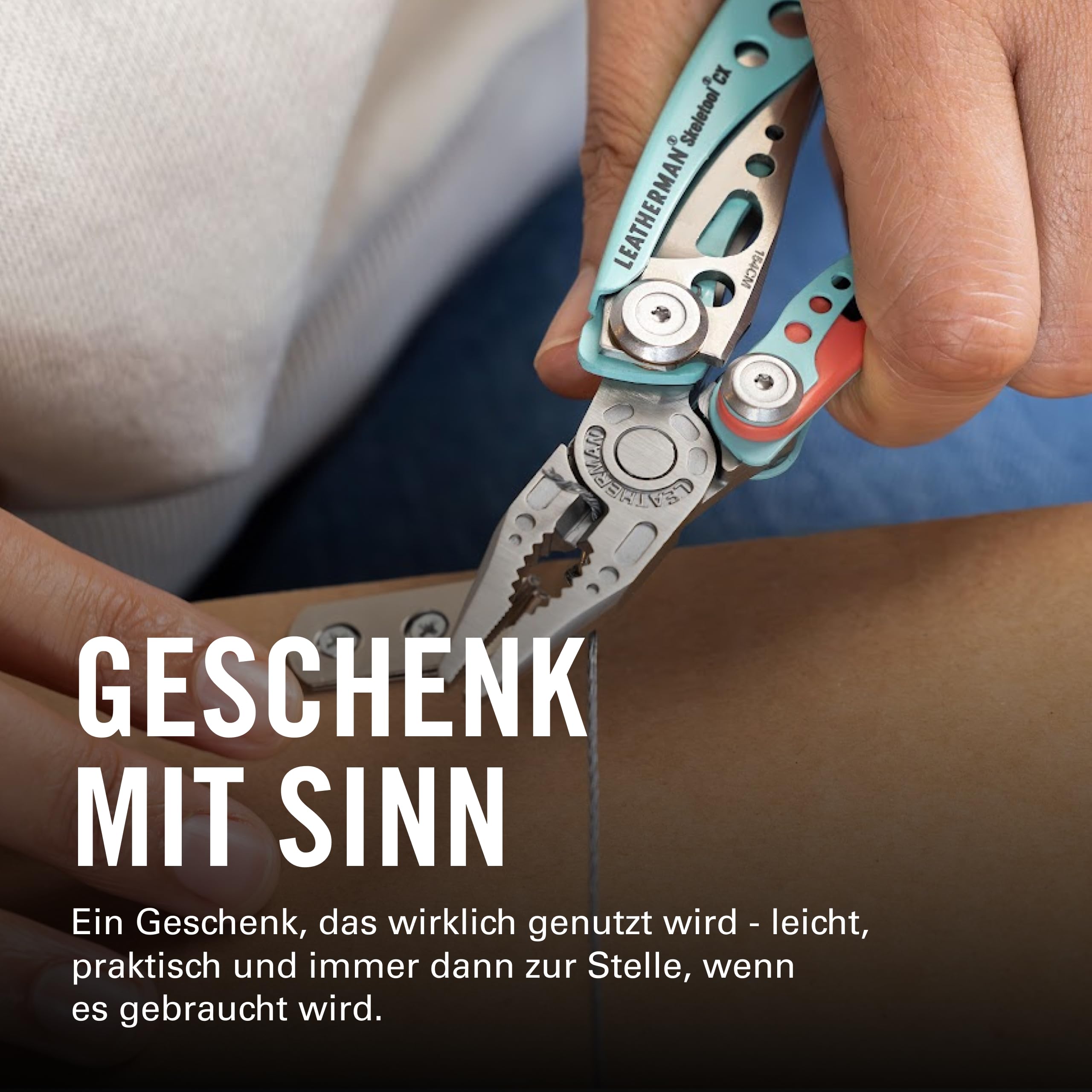 Leatherman Skeletool CX - 7-in-1 Camping- und Survival -Multi-Tool - Edelstahl - Schwarz