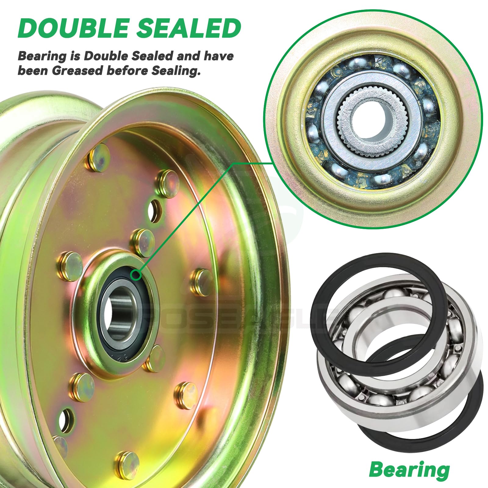 Amazon.com : POSEAGLE 3 Pack 589766102 Husqvarna Idler Pulley for