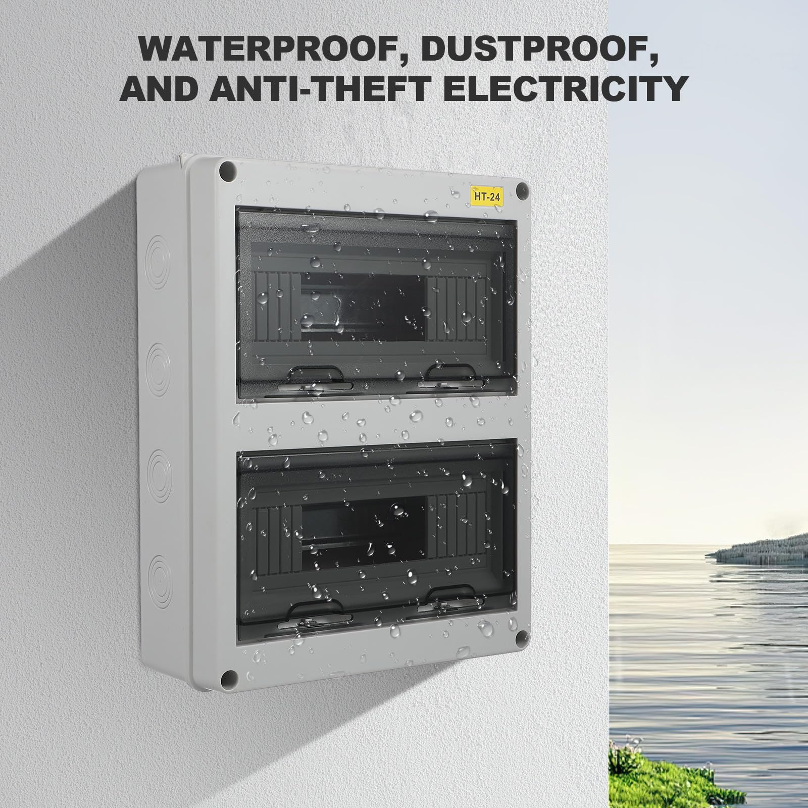Caja de Conexiones Eléctricas para Exterior, Abs, Ht
