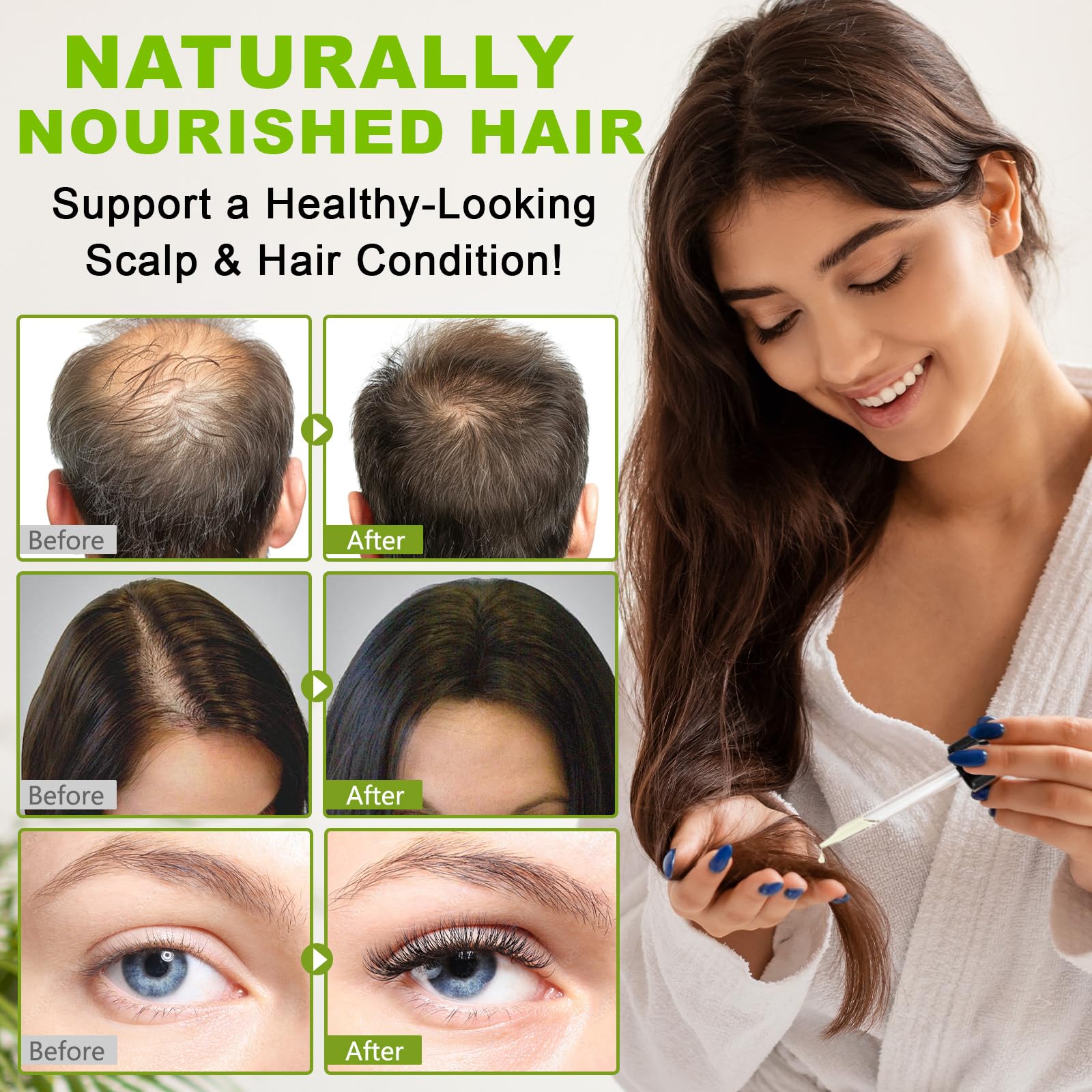 Organic Castor Oil 60ml, 100% Natural and Pure Castor Oil, Stimulate Hair Growth, Lighten Fine Lines and Firm the Skin - Image 3