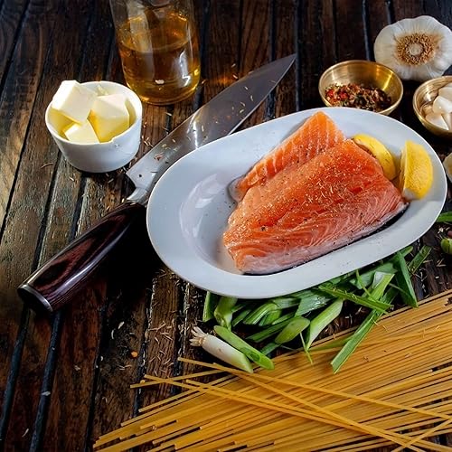 Miniatura 19 de BambooMN Cuchilla china - 8.5" hoja lisa mango plateado - 1 cuchillo Cuchilla lisa mango plateado