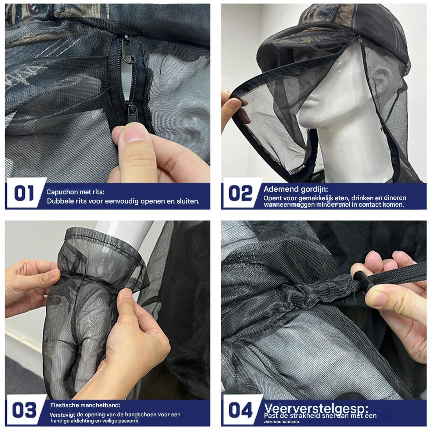Tuta in rete repellente per insetti per tutto il corpo | Giacca e pantaloni antizanzare estivi, indumenti protettivi estivi con guanti per gli amanti dello sport viaggiatori donne uomini giardinieri