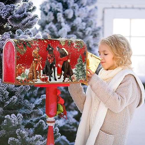 Miniatura 30 de Funda para buzón de águila calva con bandera estadounidense, tamaño estándar, 18 x 21 pulgadas, patriótica, impermeable, para buzón de correo