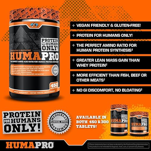 Miniatura 4 de Matriz de proteínas formulado para seres humanos Humapro de ALR Industries menos residuos Gana masa muscular magra ALR101815881501 1 1