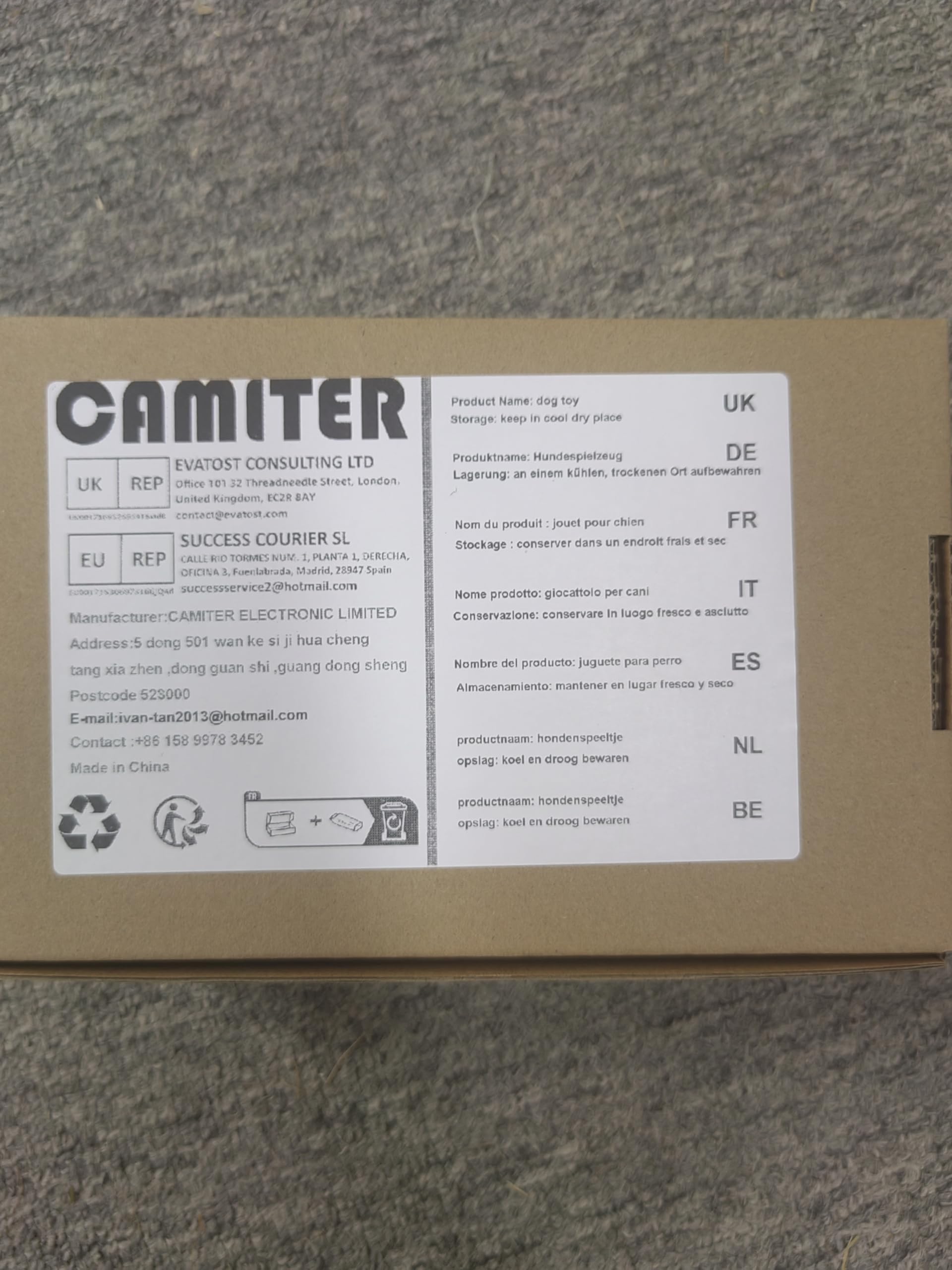 CAMITER Dog Chew Toys, 7pcs Dog Puppies Teething Chewing Toy Set with Ball and Colorful Ropes, Interactive Pet Toys for Small and Medium Dogs ()