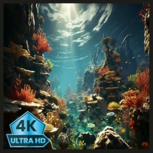 Entspannender 4K-TV-Bildschirmschoner mit Tiefsee-Ambient-Musik