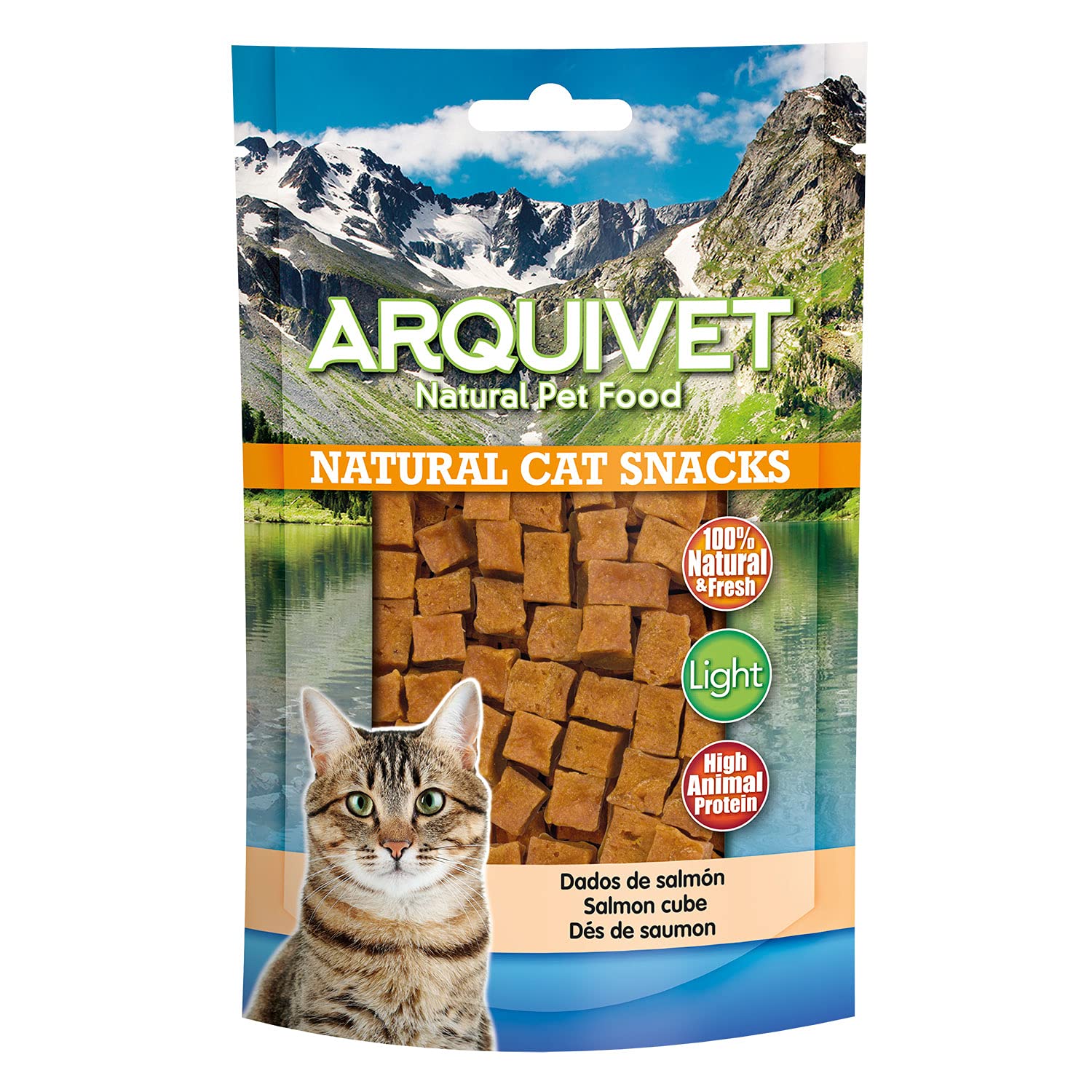 Arquivet Dés de Saumon 50 g, 24 unités