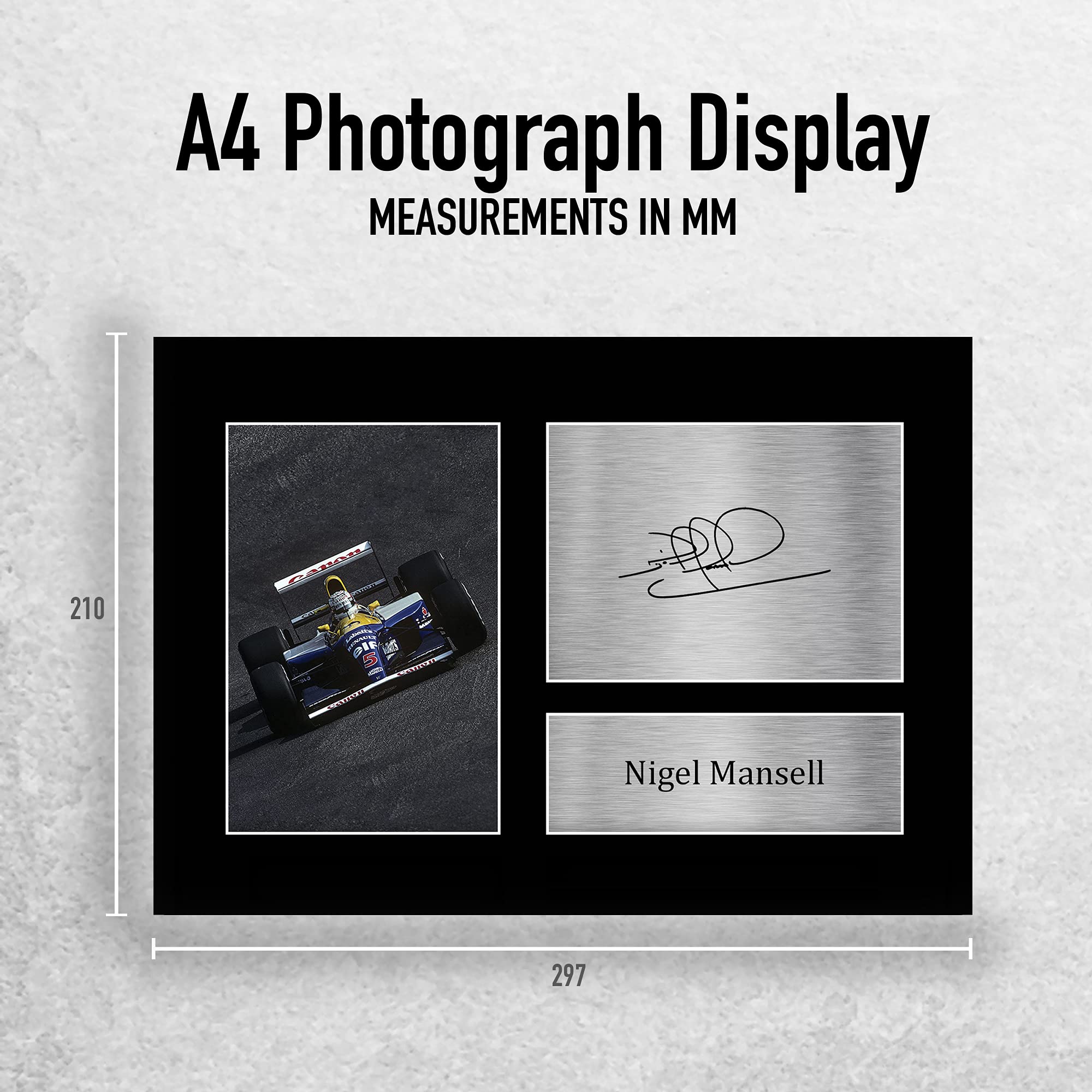 Amazon.co.jp: HWC Trading A4 ナイジェルマンセルフォーミュラ1ギフト