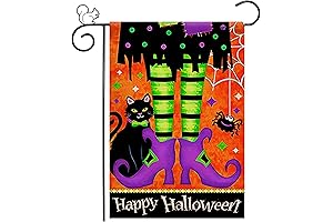 Halloween Yard Flags 12 x 18: Festive Fall Decor for Your Yard