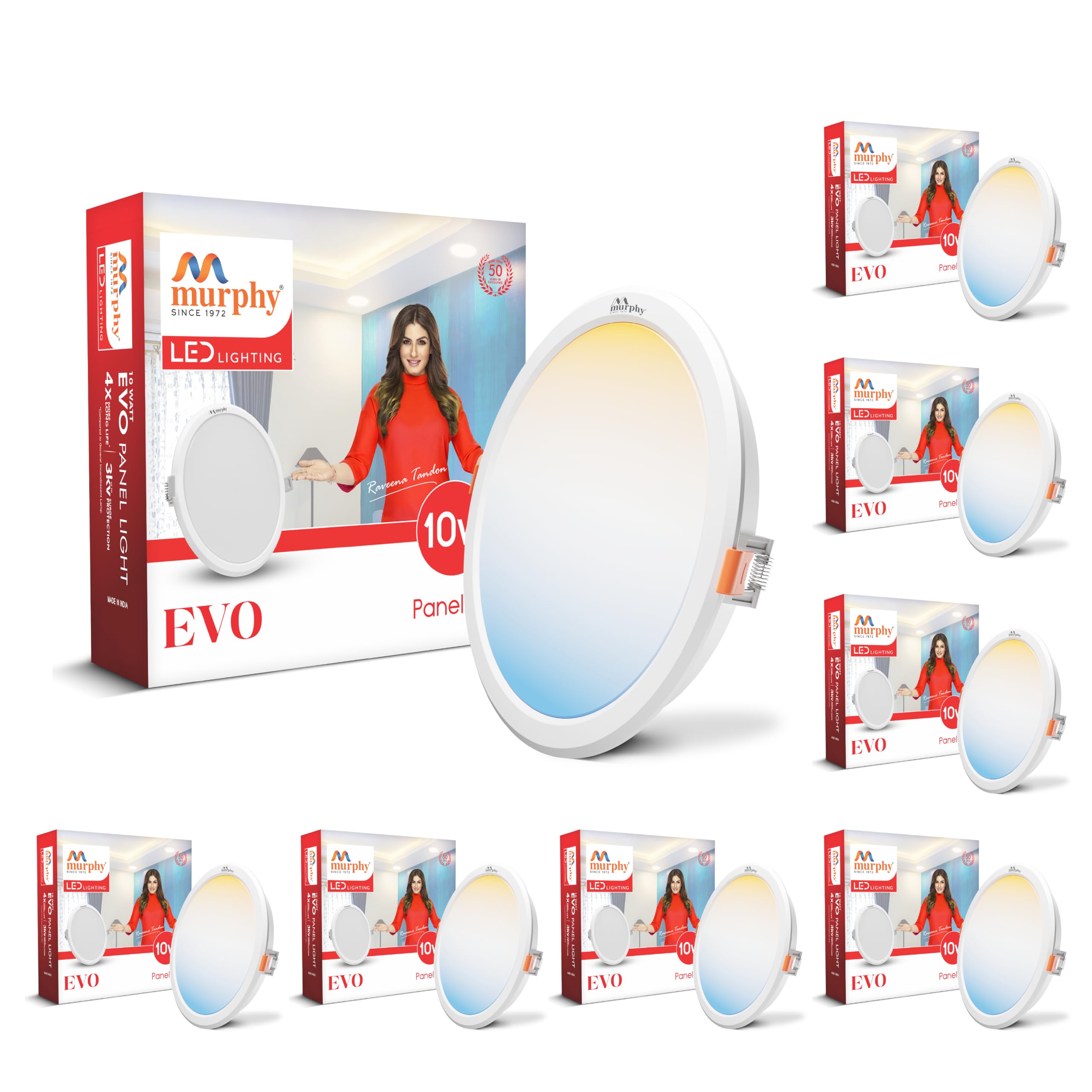 Murphy LED Panel Light - 3 Color Modes, 4 Pack -15