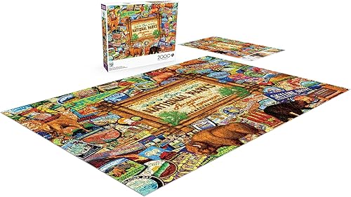 Miniatura 8 de Buffalo Games - Destinos de aventura - País colorido - Rompecabezas de 1000 piezas para adultos rompecabezas desafiante perfecto para noches de