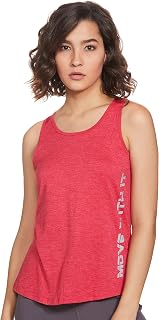 Jockey MW33 Women's Microfiber Fabric Graphic Printed Active Wear Tank Top with Breathable Mesh Price In India
