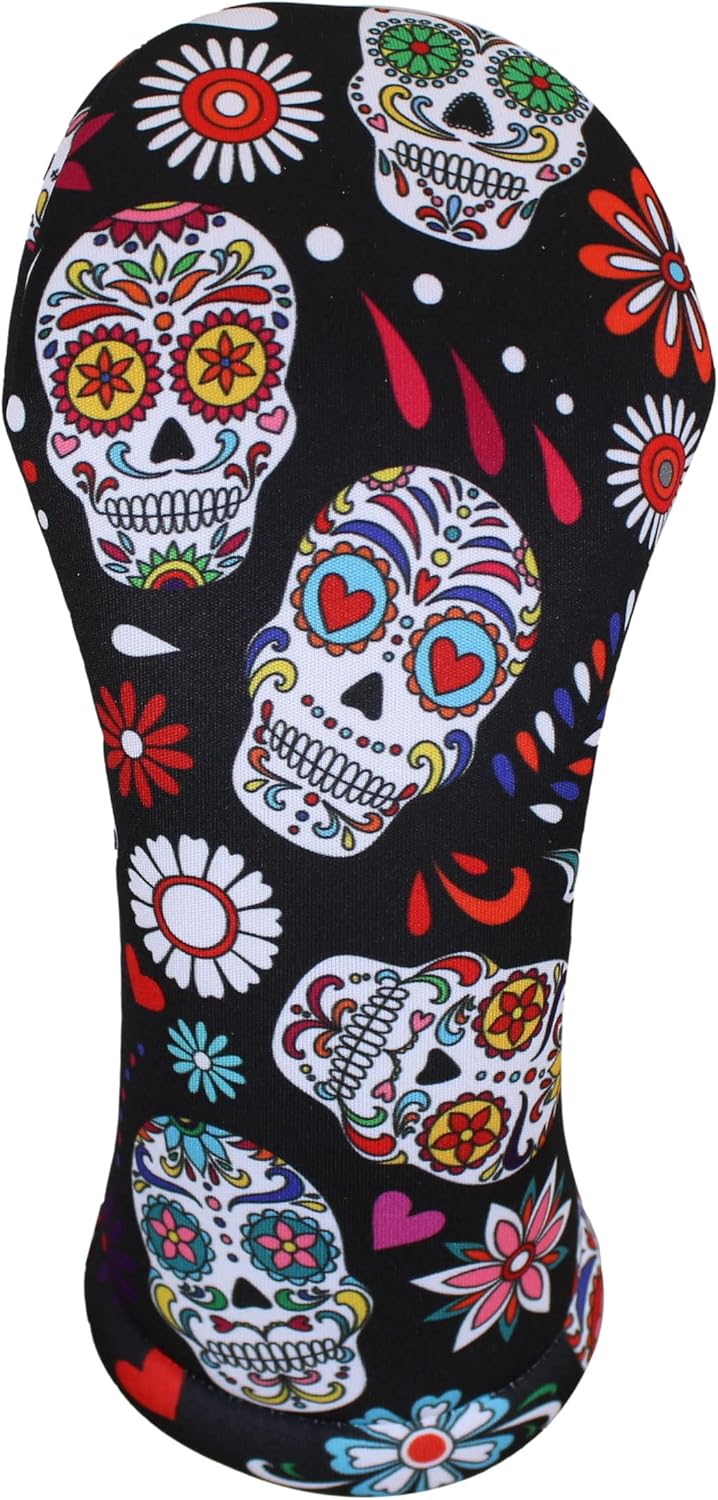 BeeJos Club Headcovers-Driver, Fairway, Hybrid Sizes: All Sold Separately | Sugar Skulls