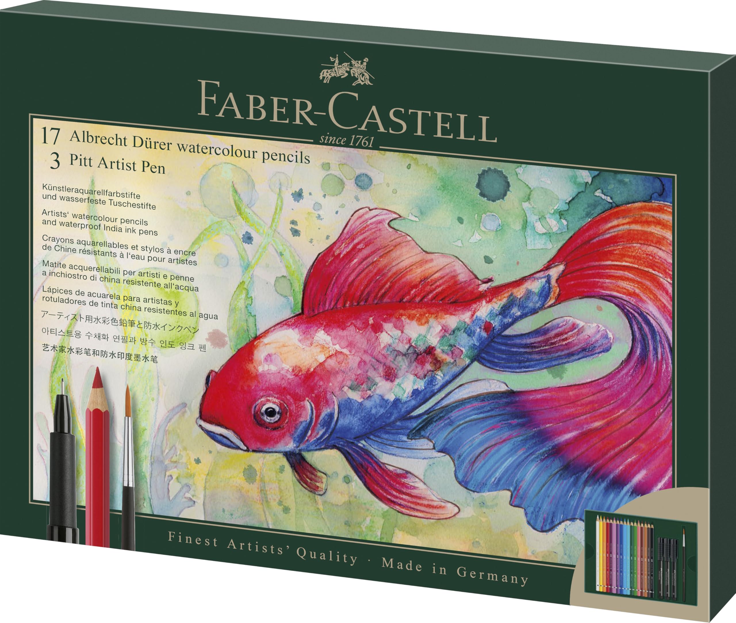 FABER-CASTELL - zestaw Albrecht Dürer & Pitt Artist Pen, 21-częściowy