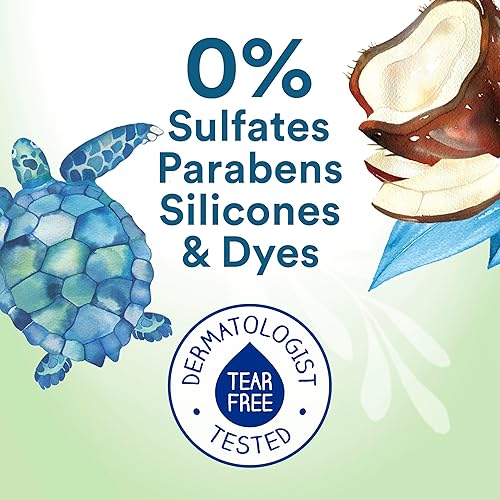 Miniatura 4 de Suave Aceite de coco natural 3 en 1 para niños, sin desgarros, gel de baño, champú y acondicionador, sin sulfatos, sin parabenos, sin siliconas, sin