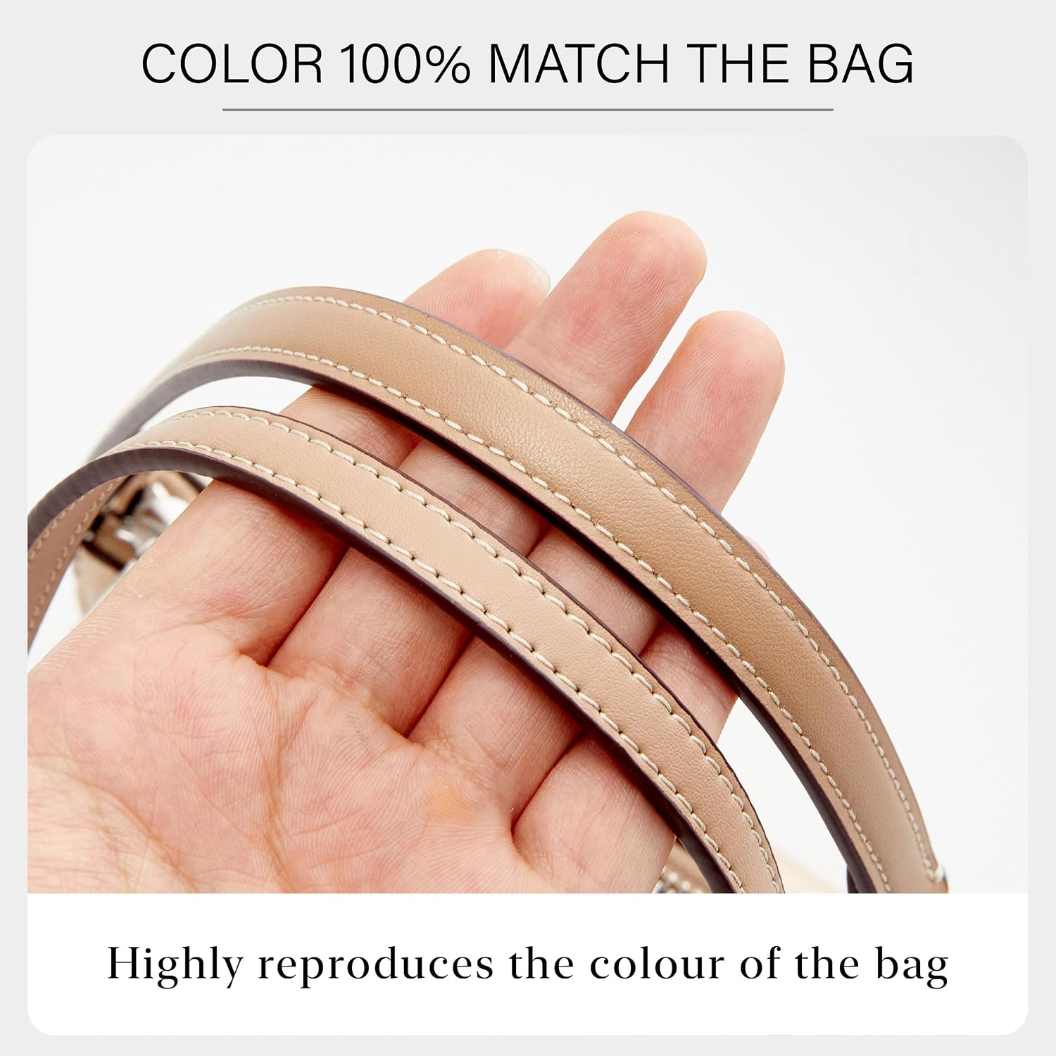Purse Straps Replacement Crossbody for Coach Handbags, 37.4"-48.8" image 4