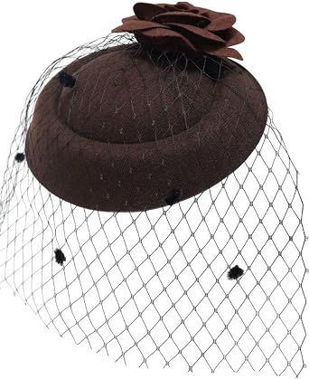 Ro Rox Fascinator Hat | Vintage Hats for Weddings | Vintage, Tea Party & Church Hat | Womens Hair Accessories