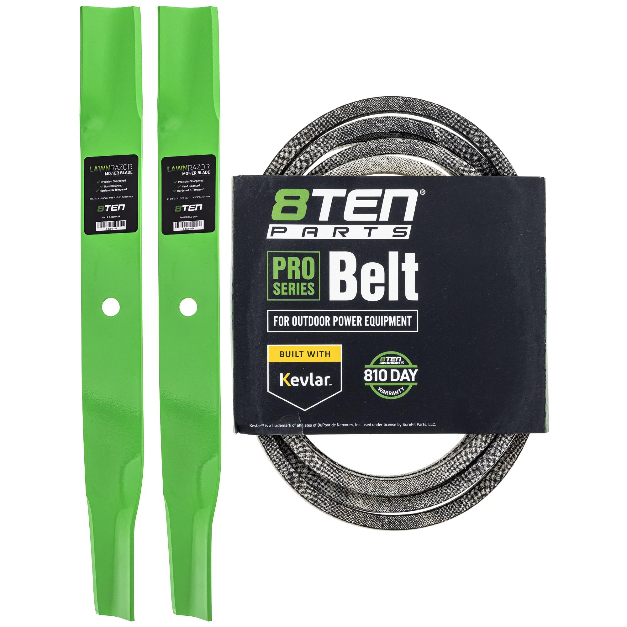 Amazon.com : 8TEN Deck Blade Belt Kit for Exmark QT22KA421 Toro