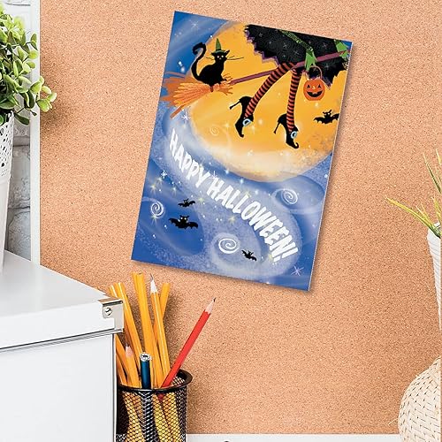 Miniatura 51 de Current Juego de 8 tarjetas de felicitación mágicas de lujo de Halloween – Juego de 8 tarjetas grandes de 5 x 7 pulgadas, paquete variado