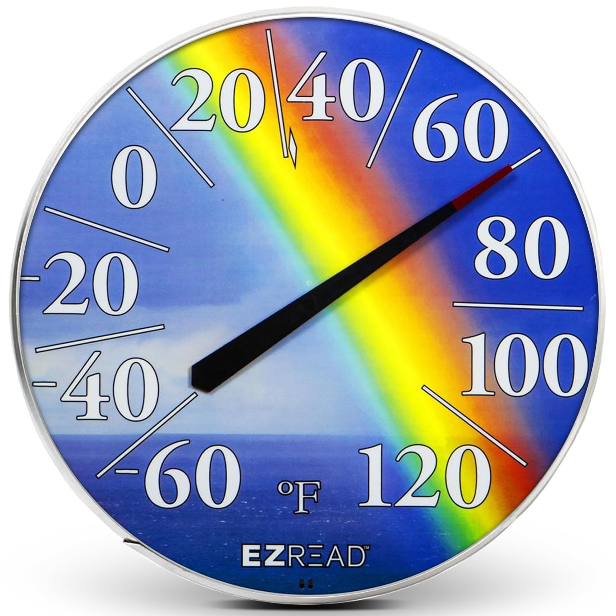 Headwind Consumer Products 840-1220 EZREAD termometr tarczowy, tęczowy, niebieski/czerwony/żółty