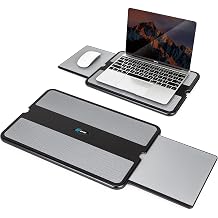 EHO Diz st  Bilgisayar Tur Pedi - Diz st  Bilgisayar Stand  Pedi w Geri  ekilebilir Mouse Pad Tepsisi, Kaymaz Is  Kalkan  Tablet Diz st  Bilgisayar Sehpas  w/Yatak, Kanepe Kanepe veya Seyahat i in