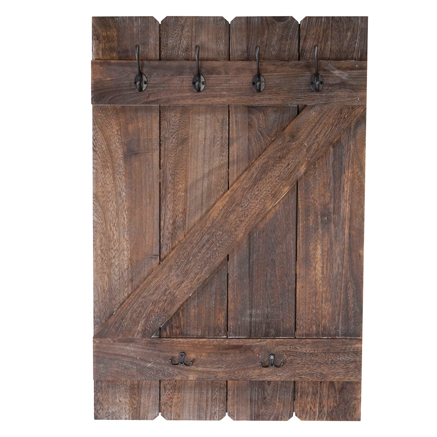 Mendler HWC-D13AM - Soporte para tazas (6 ganchos, 91 x 60 cm), color marrón