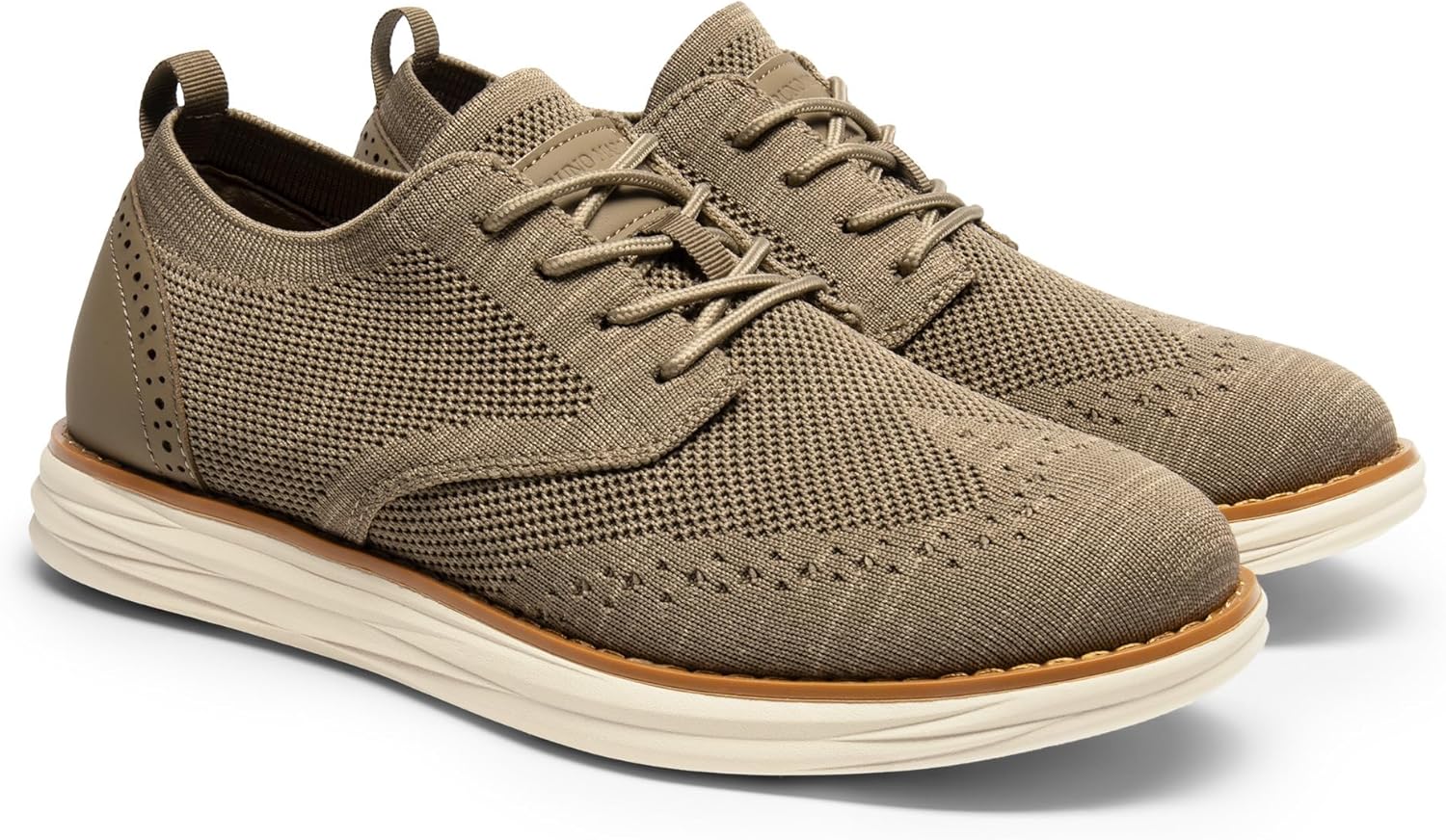 Bruno Marc Men's KnitFlex Craft Mesh Oxfords Sneakers Casual Dress Lace-Up Lightweight Walking Shoes - Image 4