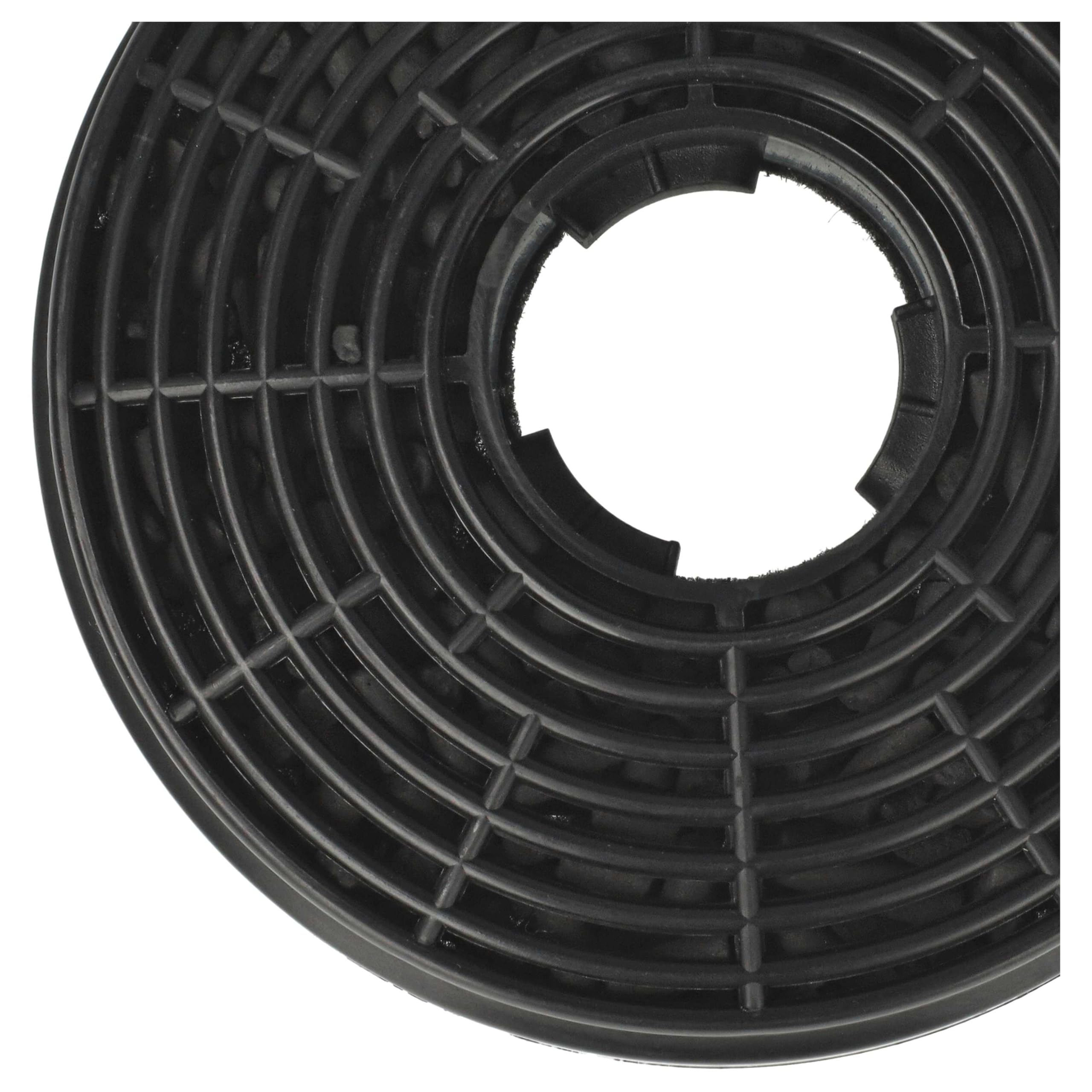 Vhbw 8x Filtri A Carboni Attivi Di Ricambio Per Cappa Aspirante – Sostituisce PKM CF130, Diametro 10,5 Cm - 3