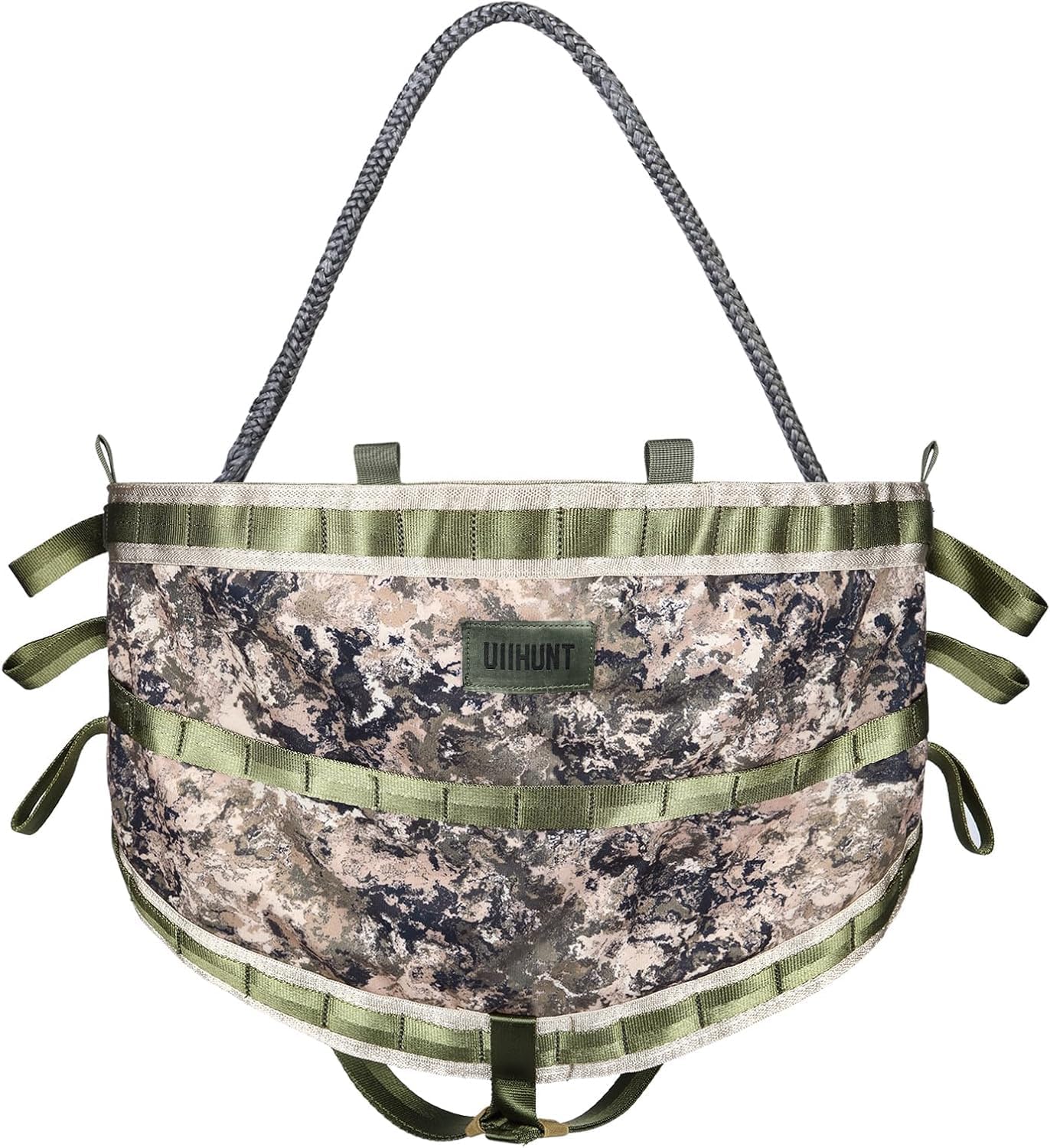 UIIHUNT Tree Saddle, The Gen 1 Hunting Saddle, Lightweight Hammock Tree Saddle, Comfortable Saddle Hunting Accessories, Includes Adjustable Bridge, Essential Tree Stand Accessories