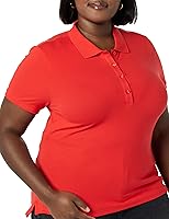 Vista 5 de Tienda Essentials Women's Short-Sleeve Polo Shirt (Available in Plus Size)
