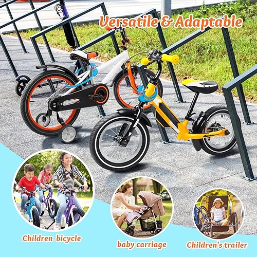 Miniatura 7 de Sportneer Candado de cable combinación reiniciable de 4 dígitos Cerraduras de bicicleta de alta seguridad resistentes antirrobo - 25.6 pulgadas de