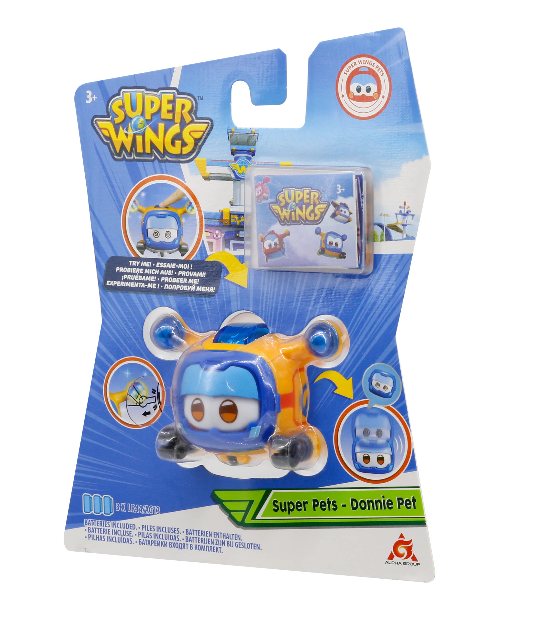 Super Wings Transform-a-Bots – 4 Figuren (Jett, Donnie, Scoop, Todd), Verwandelbar Von Flugzeug Zu Roboter