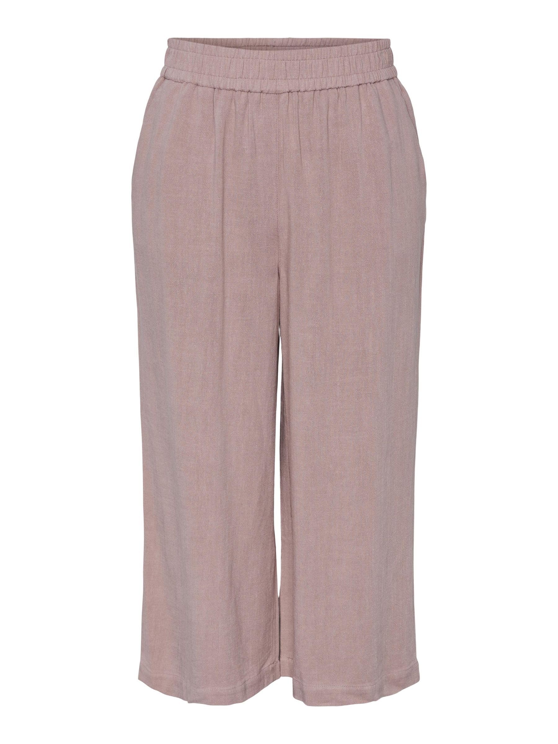 PIECES Pcvinsty Hw Linen Culotte Noos - culotte Kobiety
