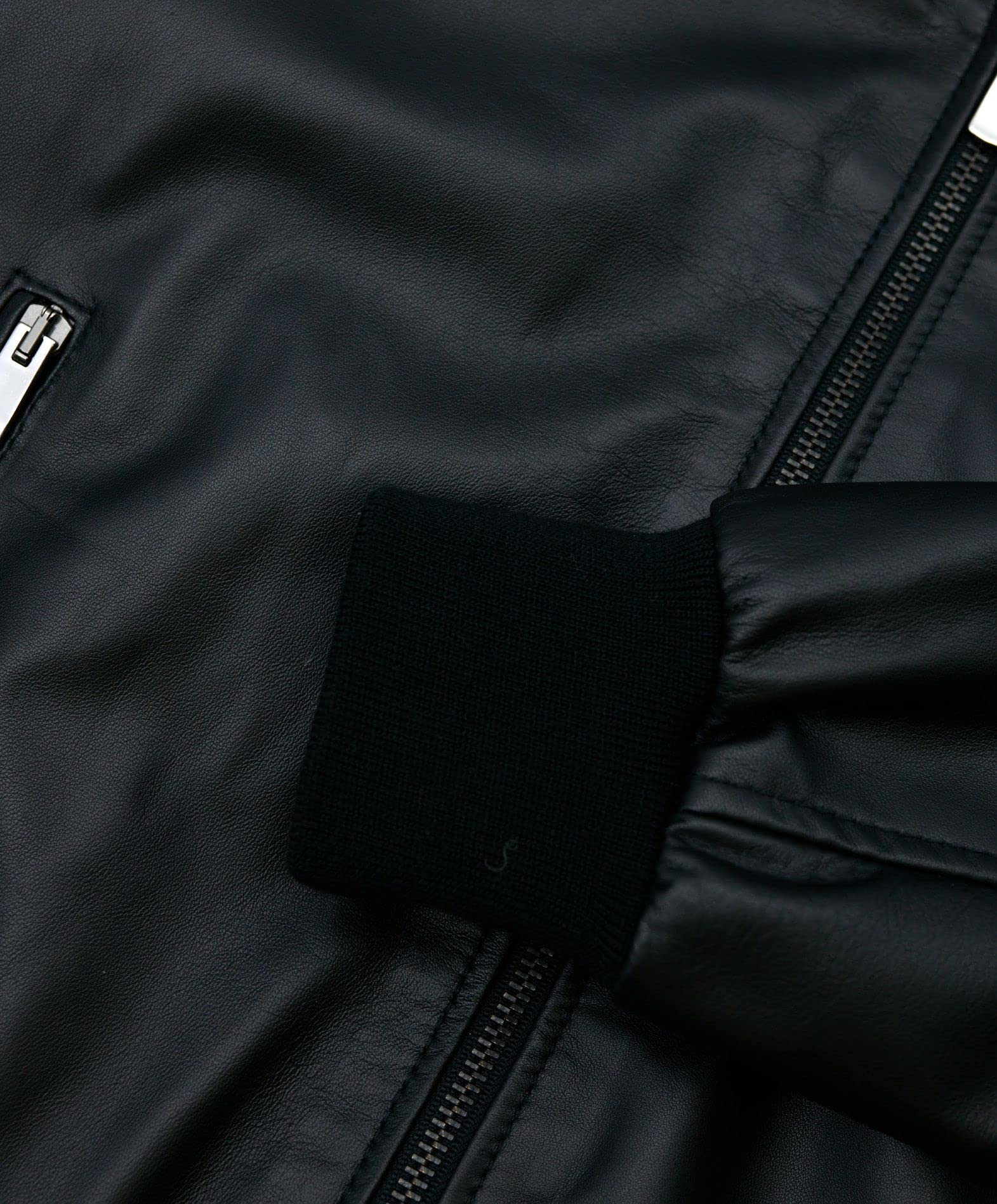 D'Arienzo Bomber Pelle Testa di Moro Uomo Giacca Primavera Vera Pelle Made in Italy 106