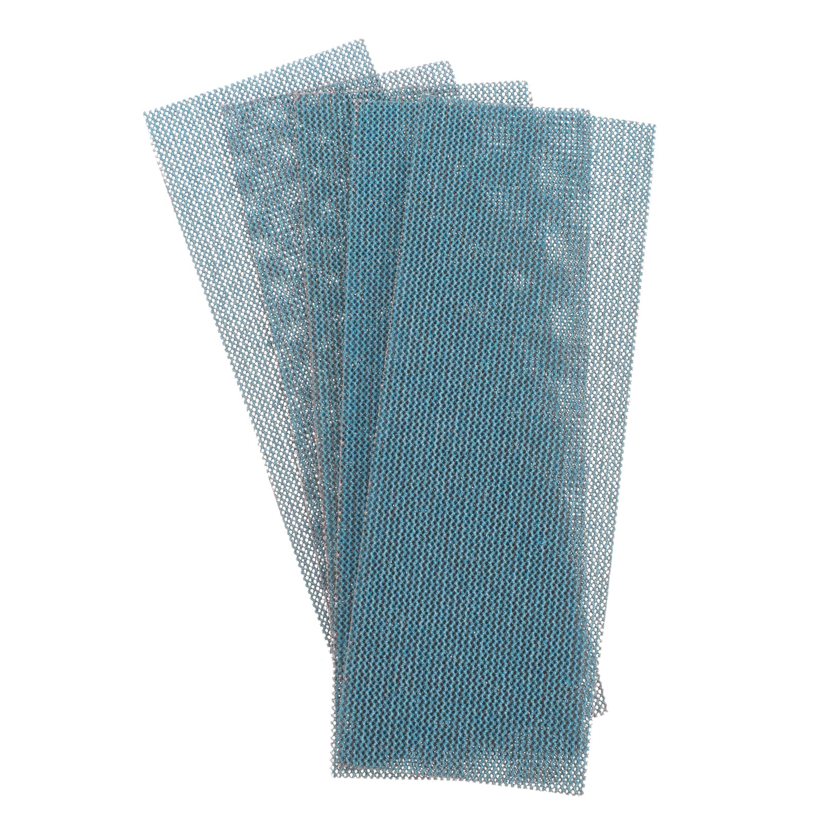 QUARKZMAN 5pcs Feuilles de ponçage 120 grains 2,8" x 7,8" Abrasif céramique Papier de verre humide et sec sans poussière Tampons abrasifs à crochet et boucle