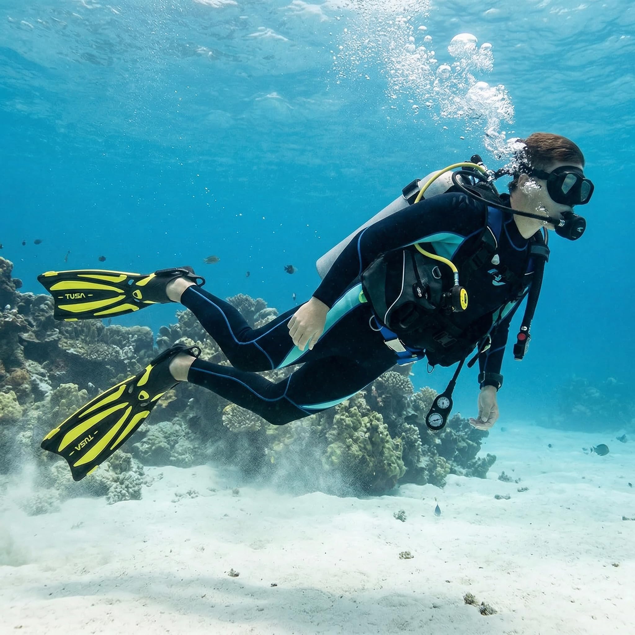 TUSA SF-0114 Solla - Aletas de Buceo con Correa elástica