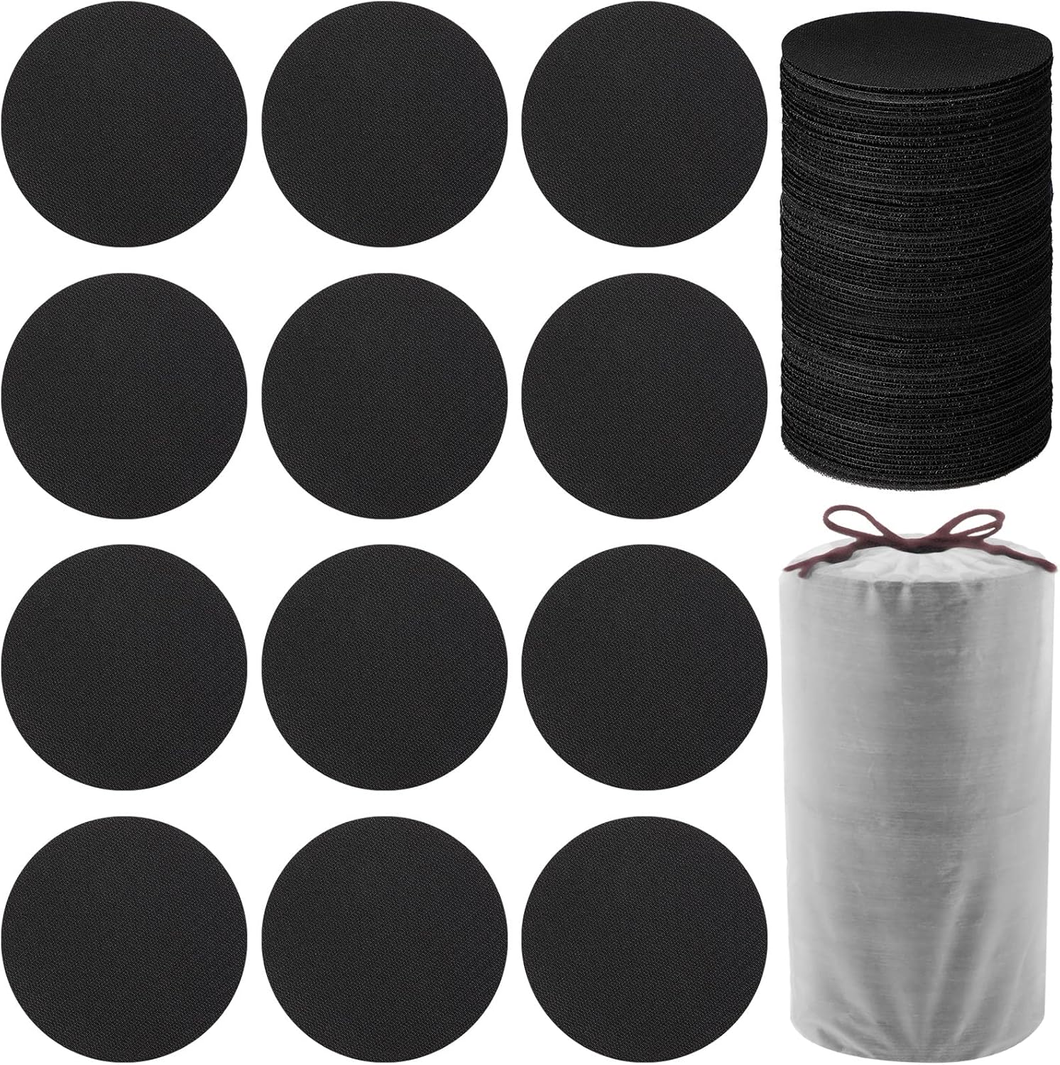 100 Pack Kids Carpet Markers Carpet Stickers 5'', Round Dot