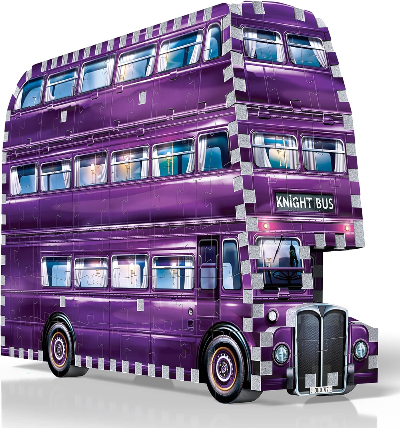 Wrebbit3D Harry Potter 3D Puzzle Model of The Knight Bus | 280 Jigsaw Puzzle Pieces | Build and Journey Through The Wizarding World