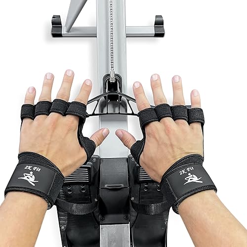 Miniatura 2 de Guantes para máquina de remo, agarres perfectos para erging, esculpido, tripulación, kayak, canoa, levantamiento de pesas, entrenamientos de gimnasio