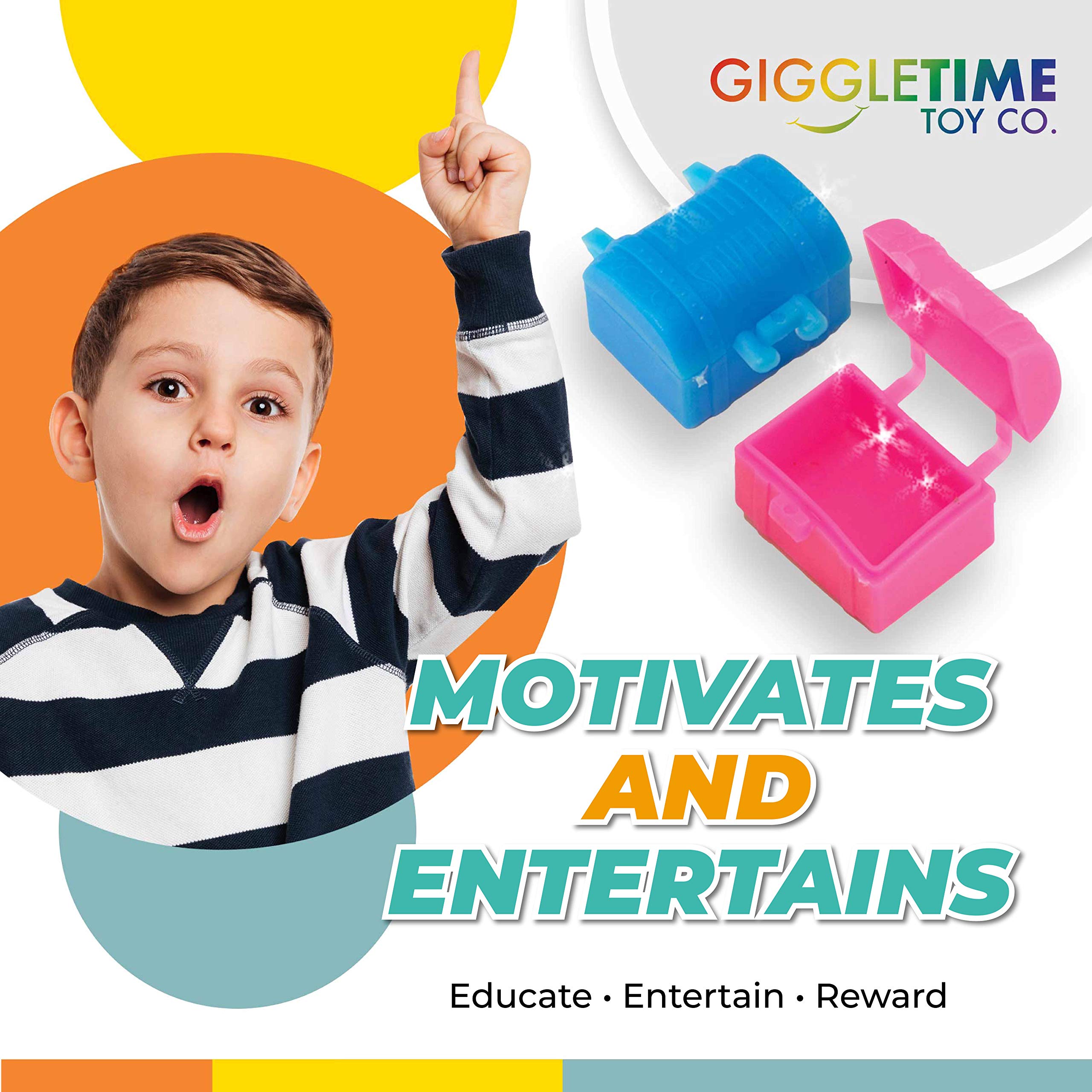 Giggle Time Tooth Keep Chest Assortment (144) Pieces Treasure Chest