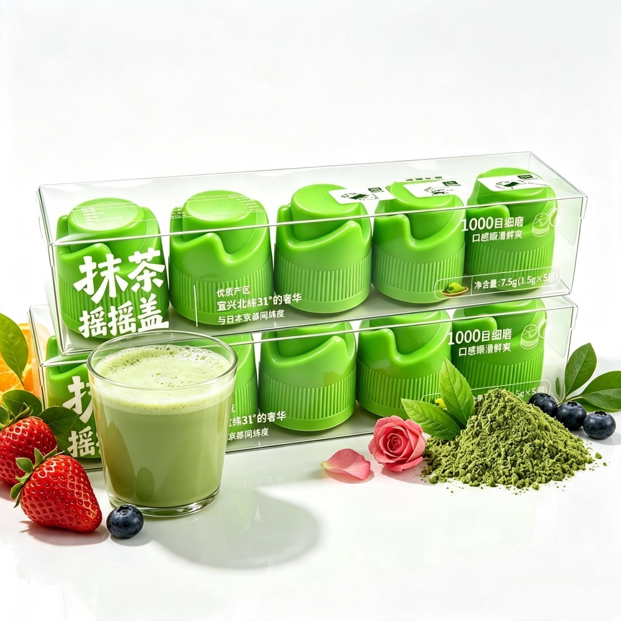 Zdejmowane pokrywki Shakera Matcha, japońska Matcha o grubości 1000 mesh