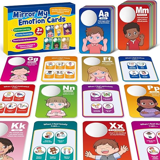 Emotions Learning Flashcards for Kids