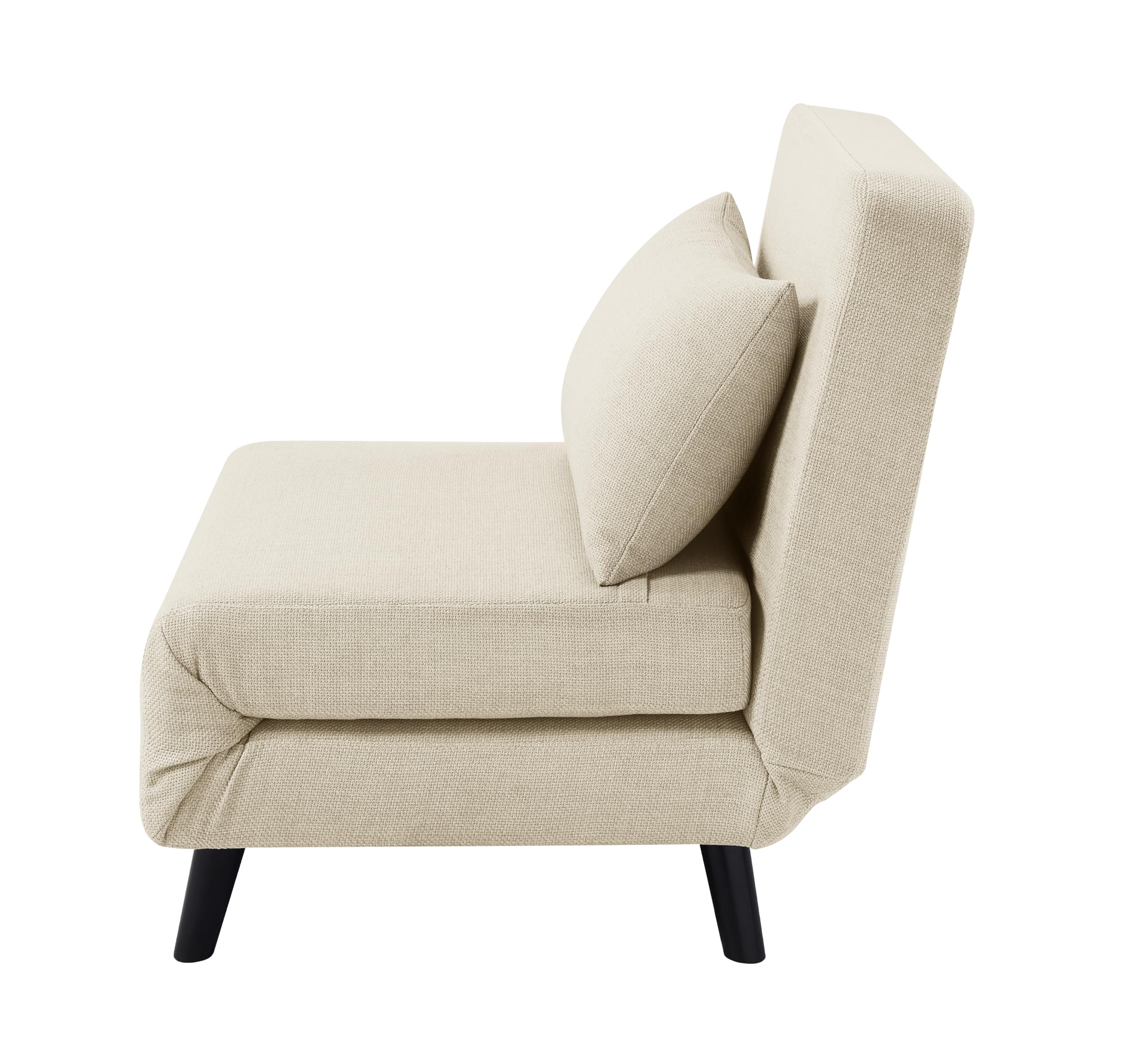Atlantic Home Collection Sessel Robby inkl. Schlaffunktion (Liegefläche ca. 190 x 75 cm), Creme